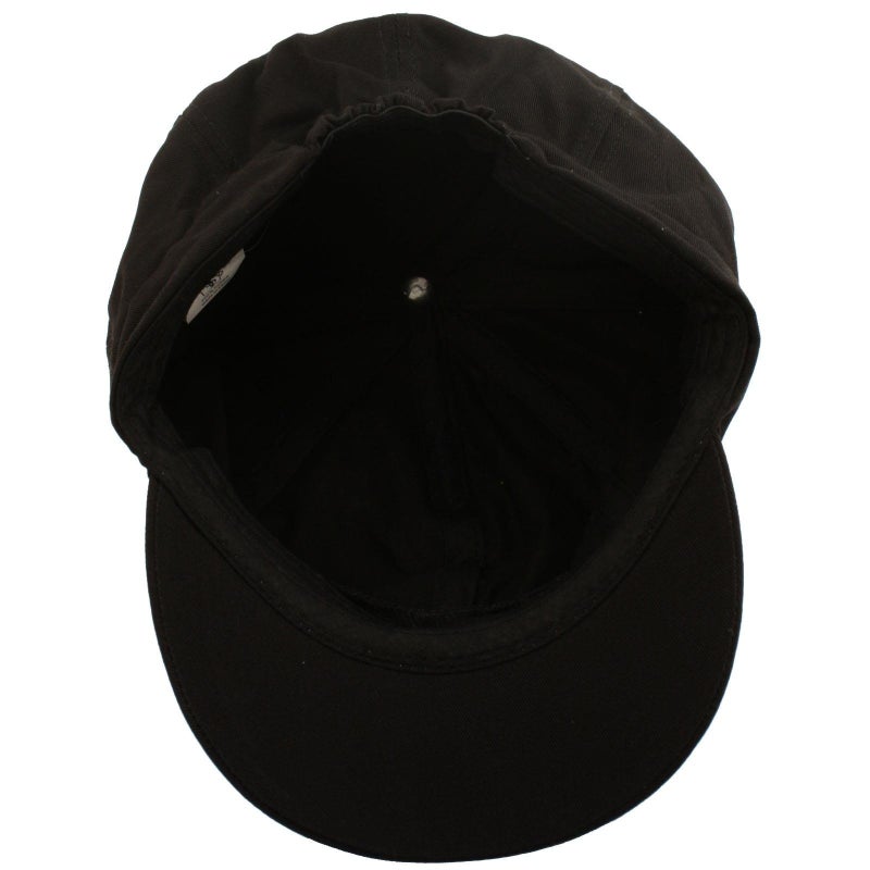 SK Hat shop Summer 100% Cotton Plain Blank 8 Panel Newsboy Gatsby Apple Cabbie Cap Hat Black - Image 3